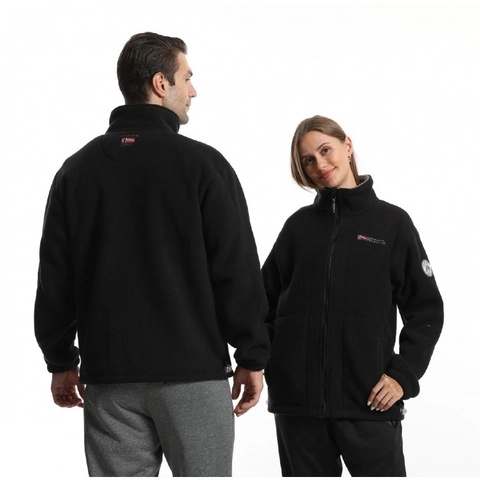 Ανδρικό Γυναικείο Outdoor Fleece Jacket Ζεστό Όρθιος Γιακάς Φερμουάρ Παλτό Χειμερινό Αντιανεμικό Casual Μπουφάν Με Σήματα