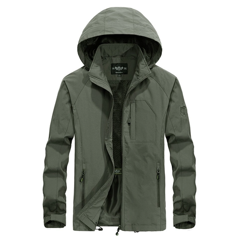 Heren Outdoor Waterdicht Winddicht Windjack Met Capuchon Dun Enkellaags Ademend Casual Shell Jas Voor Wandelen Kamperen Klimmen Sportkleding