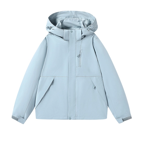 Veste Extérieure à Capuche Imperméable et Coupe-vent Unisexe en Poliestere Coupe-vent de Randonnée Léger pour Hommes Femmes Printemps Automne Décontracté
