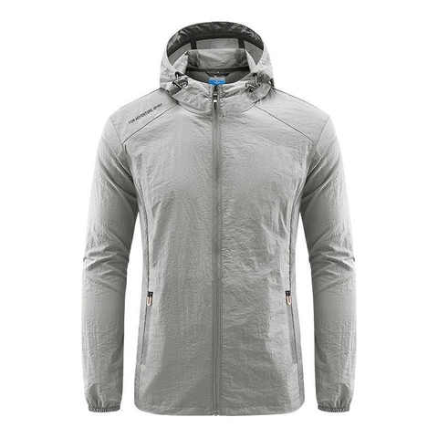 Zonbeschermingsjack Lichtgewicht Ademend Windjack Met Capuchon Buitensport Nylon Anti-UV Sneldrogende Huidjas Voor Heren Dames