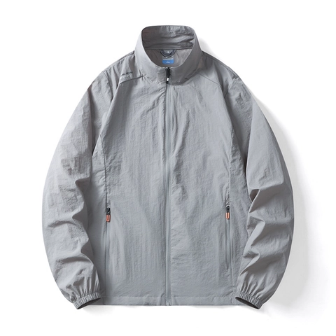 Lightweight Nylon Sunscreen Jacket Breathable Quick Dry Outdoor Windbreaker Casual Sportswear Men Women Summer Clothing