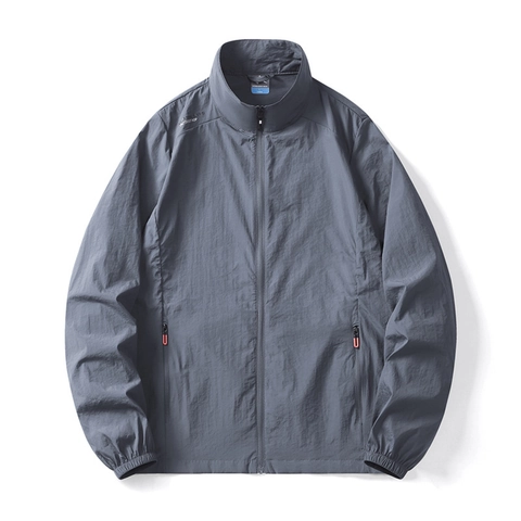 Lightweight Nylon Sunscreen Jacket Breathable Quick Dry Outdoor Windbreaker Casual Sportswear Men Women Summer Clothing