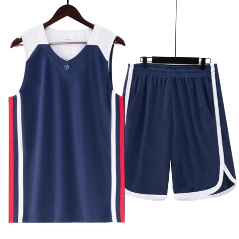 Men Basketball Jersey Top and Shorts Quick Dry Breathable Mesh Sports Suit For Training Running Gym Fitness Casual Clothes