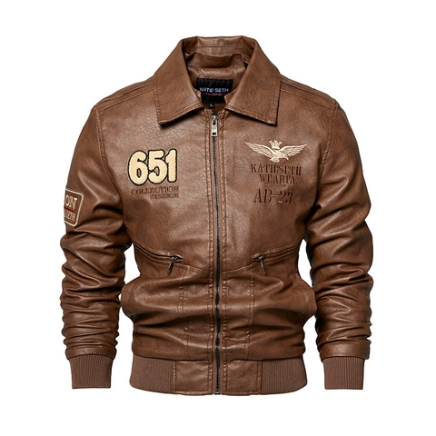Herren Motorrad PU Lederjacke Winter Fleecegefüttert Warme Bomberjacke Mit Abnehmbarem Kunstpelzkragen Übergröße Mantel