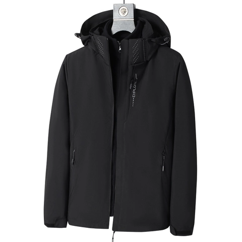 Waterproof Windproof Outdoor Jacket Detachable Hood Fleece Liner Coat Hiking Mountaineering Casual Functional Outerwear Men Women