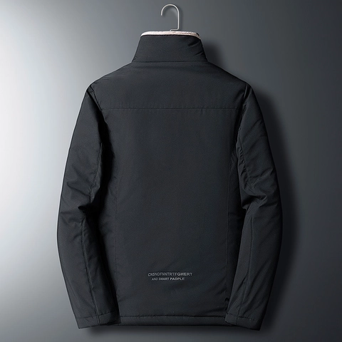 Chaqueta de Invierno para Hombre con Forro Polar Grueso Cálida y Resistente al Viento Ropa de Abrigo de Negocios Casual