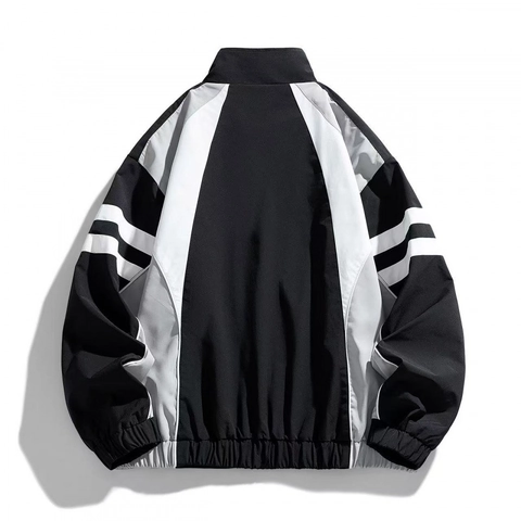 Γυναικείο Casual Color Block Σακάκι Retro Όρθιος Γιακάς Αντιανεμικό Πολυεστερικό Εξωτερικό Ένδυμα Για Άνοιξη Φθινόπωρο Σπορ