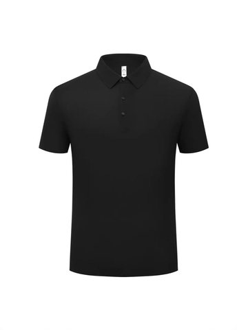 Men Ice Satin Polo Shirt Seamless Quick Dry Cooling Breathable Sun Protection Short Sleeve Top Casual Business Style For Men