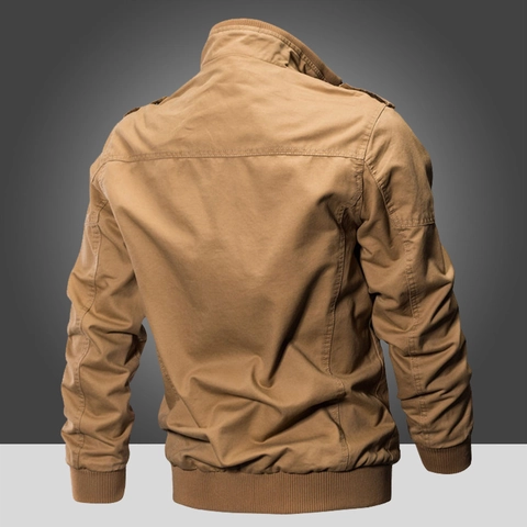 Herren American Retro N1 Navy Deck Jacke Winter Fleece Gefüttert Militär Workwear Bomber Mehrere Taschen Stehkragen Mantel