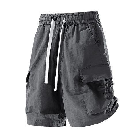 Pantalones Cortos Cargo de Nailon para Mujer Repelentes al Agua Resistentes a Manchas Sueltos Aire Libre Verano Con Cintura Elástica