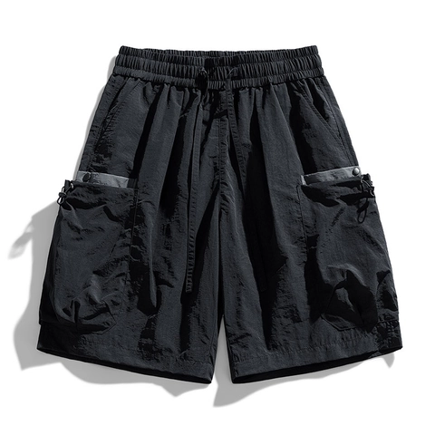 Heren Cargo Shorts Waterdicht Sneldrogend Nylon Outdoor Utility Shorts Voor Wandelen Kamperen Zomer Losse Pasvorm Meerdere Zakken Casual Broek