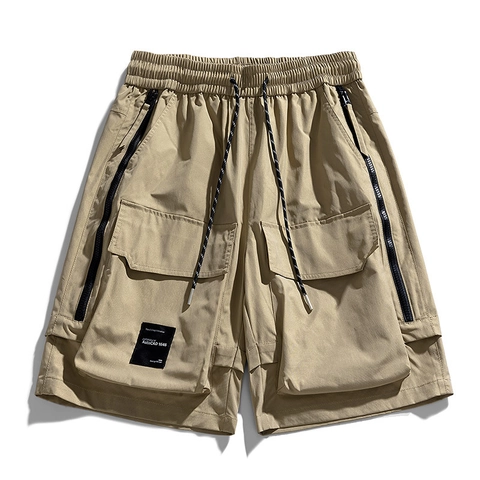 Pantalones Cortos Cargo Techwear para Hombre Impermeables con Múltiples Bolsillos Streetwear Verano Casual Exterior 100% Poliéster