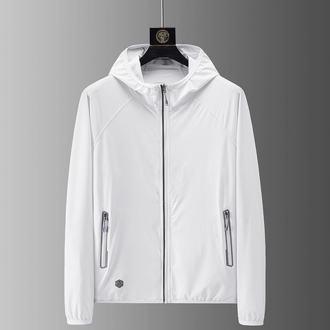 Sonnenschutzjacke UV UPF 50+ Mit Kapuze Reißverschluss Leicht Atmungsaktiv Outdoor Sport Wanderjacke Für Damen Und Herren