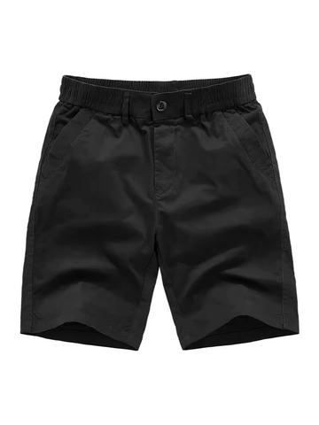 Pantalones Cortos Cargo Casual para Hombre Algodón Verano Corte Recto Holgado Transpirable Pantalones de Cinco Puntos Moda