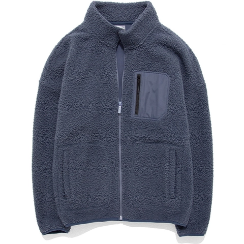 Warm Sherpa Fleece Jacket For Men Women Stand Collar Full Zip Outerwear With Contrast Pocket Autumn Winter Casual Sporty Top