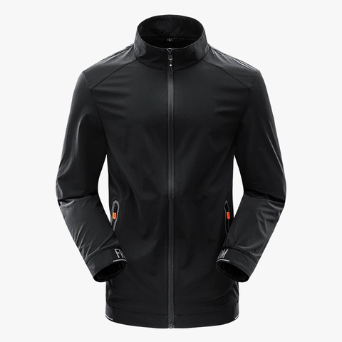 Veste de Protection Solaire pour Hommes UPF 50 Plus Légère Respirante Coupe-Vent Sport de Plein Air Course Séchage Rapide Fin