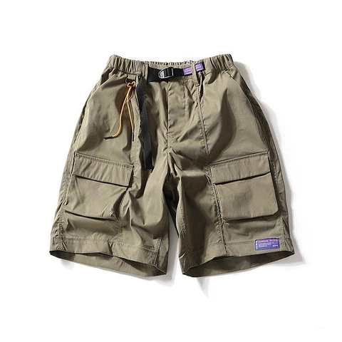 Pantaloncini Cargo Casual da Uomo Pantaloncini Multitasche per Esterno Con Cintura Traspiranti Vestibilità Comoda Pantaloni Estivi