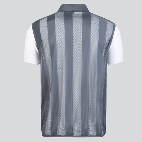 Men Mesh Vest Breathable Polyester Lightweight Stand Collar Zipper Summer Casual Sleeveless Jacket Quick Dry Outerwear Skin