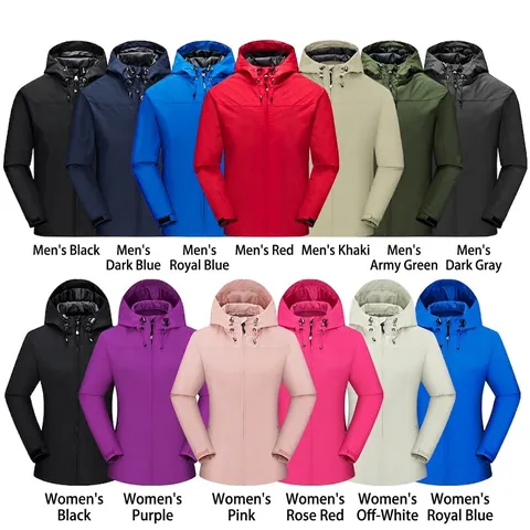 Waterdichte Buitenjas Voor Stellen Met Capuchon Winddicht Ademend Windjack Casual Sportjas Voor Heren Dames Polyester