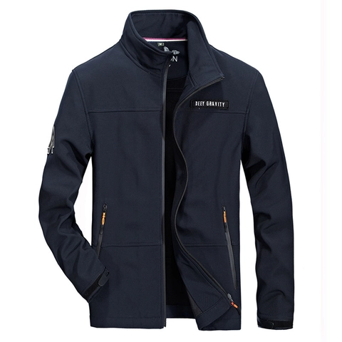 Giacca Invernale da Uomo Foderata in Pile Collo in Piedi Antivento Termica Cappotto Imbottito Casual con Cerniera