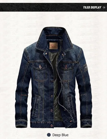 Herren Baumwollmischung Denim Jacke Retro Wash Casual Outdoor Mantel Mit Multi Taschen Klassischer Umlegekragen Langarm Jean Oberbekleidung