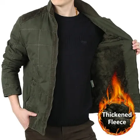 Giacca Invernale da Uomo Imbottita in Pile Collo Alto Antivento Caldo Outdoor Casual Cappotto Trapuntato Capispalla Ispessito