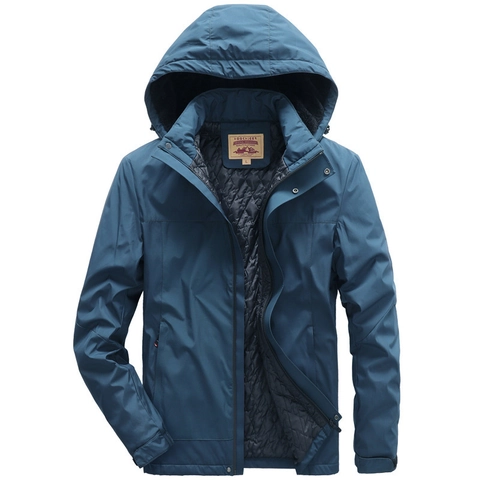 Giacca Imbottita Invernale da Uomo con Cappuccio Spessa Calda Cappotto Antivento Outdoor Casual Abbigliamento per Uomini