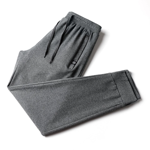 Herren Casual Baumwolle Jogginghose Kordelzug Elastische Taille Sporthose Mit Taschen Gerippte Bündchen Trainingshose Für Outdoor
