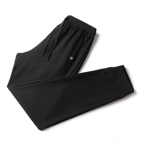 Herren Casual Baumwolle Jogginghose Kordelzug Elastische Taille Sporthose Mit Taschen Gerippte Bündchen Trainingshose Für Outdoor
