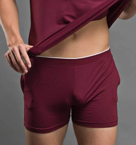 Herren 80er Garnfeinheit Modal Boxershorts Weiche Atmungsaktive Schlafhose Mit Elastischem Bund Und Seitentaschen Casual Home Wear Shorts