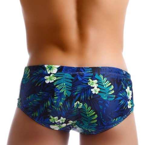 Costume da Bagno Uomo con Stampa a Foglie di Palma Tropicale Pantaloncini da Spiaggia in Nylon ad Asciugatura Rapida Estate Uomo