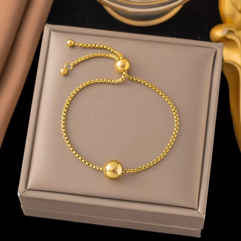Pulsera Con Colgante De Corazón De Moda De Acero Inoxidable Chapado En Oro De 18K Estrella Perla Artificial Joyas Elegantes Mujeres