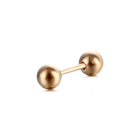 Bijoux de Piercing en Acier Inoxydable 316L Barbell Clou de Langue Boucles d'Oreilles Clous en Cartilage pour Hommes Femmes
