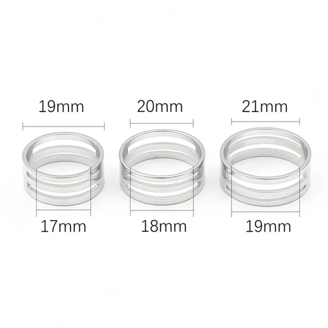 Minimalistischer Sprungring Öffner Aus Edelstahl DIY Schmuckherstellung Werkzeug Hohler Geometrischer Fingerhut Ring Für Handgefertigtes Zubehör
