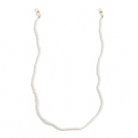Vintage Imitation Artificial Pearl Woven Chain Glasses Chain For Women Retro Fashion Sunglasses Strap Anti-lost Neck Cord Accessory