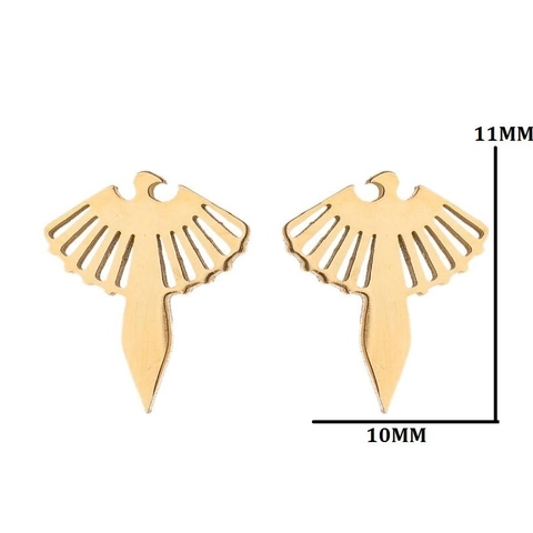 Minimalist Stainless Steel Animal Stud Earrings For Women Cute Owl Cat Dog Bee Snake Elephant Giraffe Whale Jewelry