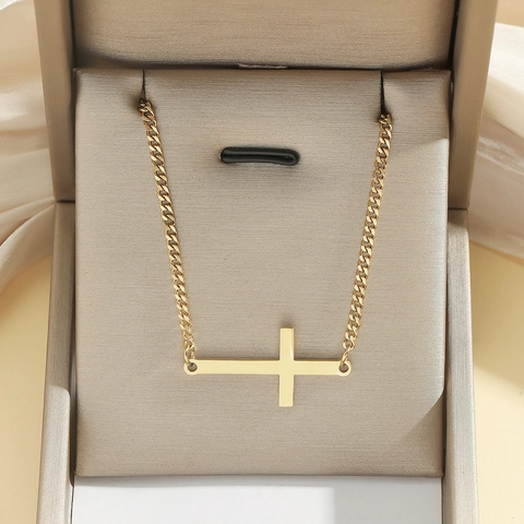 Edelstahl Anhänger Halskette Für Damen Schmetterling Herz Kreuz Darling Buchstabe Schmuck Roségold Gold Silber Plattiert Halsketten