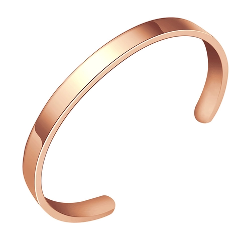 Minimalist Stainless Steel Open Cuff Bangle For Women Titanium Steel Adjustable Plain Polished Brushed Bracelet Jewelry
