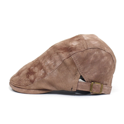 Vintage Inkjet Muster Baumwolle Schiebermütze Verstellbare Newsboy Baskenmütze Für Herren Damen Casual Outdoor Sonnenschutz Zubehör