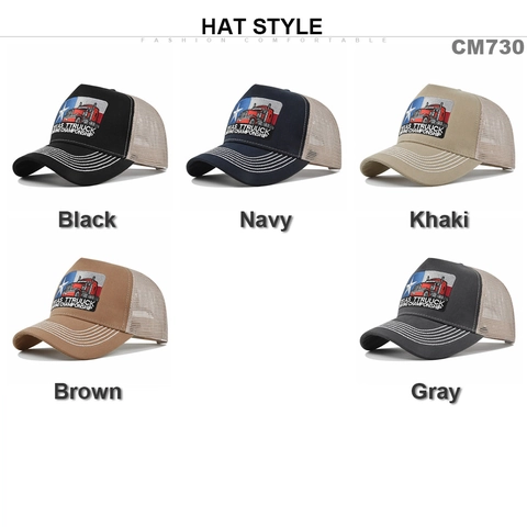 Texas Truck Driving Championship Cappello Trucker Cotone Mesh Traspirante Regolabile Berretto da Baseball Vintage Ricamato Parasole Per Uomo Donna