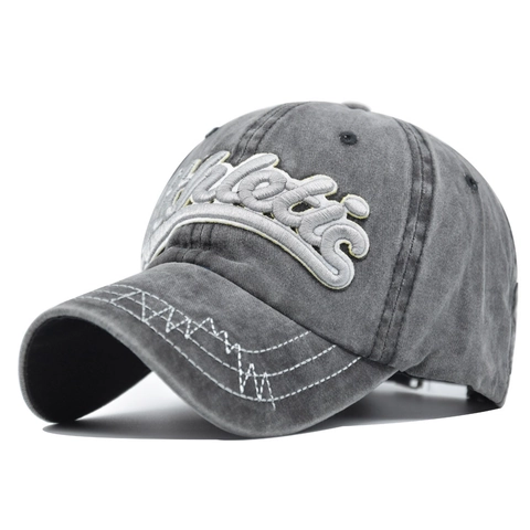 Vintage Gewaschene Baumwolle Baseballkappe Für Damen Herren Verstellbar Athletic Stickerei Sonnenhut Distressed Sport Hut
