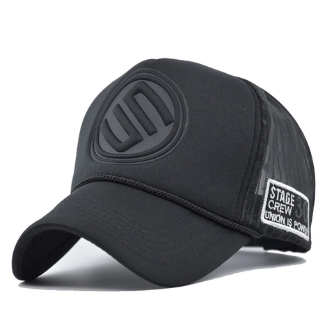 Mode Gaas Trucker Pet Voor Heren Dames 3D Reliëf S-Logo Tijger Patch Verstelbare Snapback Ademende Zon Baseballpet