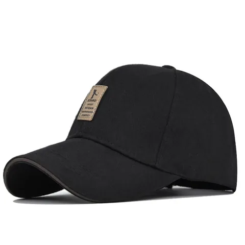 Berretto da Baseball Unisex in Cotone Con Toppa in Pelle Vintage Parasole All'aperto Regolabile Cappello Sportivo Casual Uomo Donna