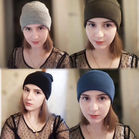 Minimalist Ribbed Acrylic Knit Beanie For Men Women Solid Color Cuffed Winter Warm Soft Skull Cap Unisex Daily Outdoors