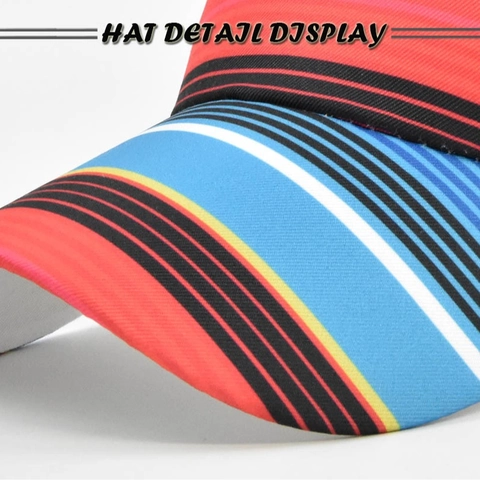Women Ponytail Baseball Cap Rainbow Stripe Sunflower Print Criss Cross Messy Bun High Pony Mesh Trucker Hat Outdoor Sun Hat