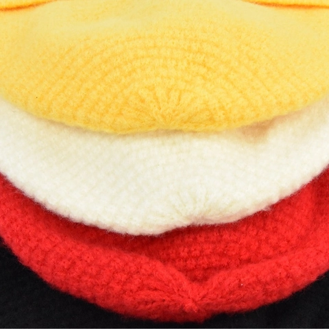 Berretto in Maglia a Nido d'Ape in Acrilico per Uomo Donna Cinturino Regolabile Berretto Docker Senza Tesa Bordo Arrotolato Invernale Caldo Skull Cap