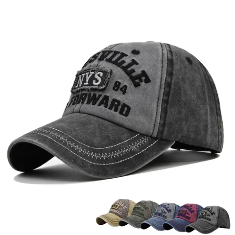 Berretto Da Baseball In Cotone Lavato Vintage Con Ricamo 3D NYS Forward Patchwork Cappello Da Sole Distressed Per Uomo Donna Casual Streetwear