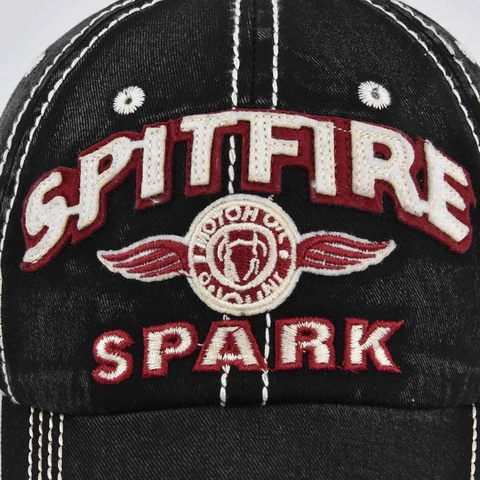 Vintage Gewassen Katoenen Honkbalpet Spitfire Park 1932 Borduurwerk Verweerd Verstelbare Snapback Pet Casual Sport Zonnekap