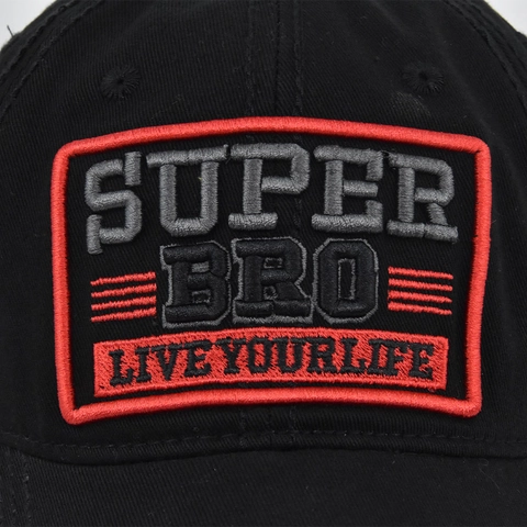 Καπέλο Μπέιζμπολ Με Κέντημα Super Bro Βαμβακερό Ρυθμιζόμενο Αθλητικό Καπέλο Ήλιου για Άνδρες Γυναίκες Casual Snapback