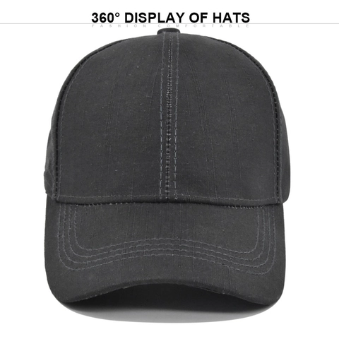 Gorra de Béisbol Clásica de Algodón de Color Sólido para Hombre Mujer Ajustable de 6 Paneles Visera Curva Sombrero de Sol Liso Outdoor Sport Trucker Cap